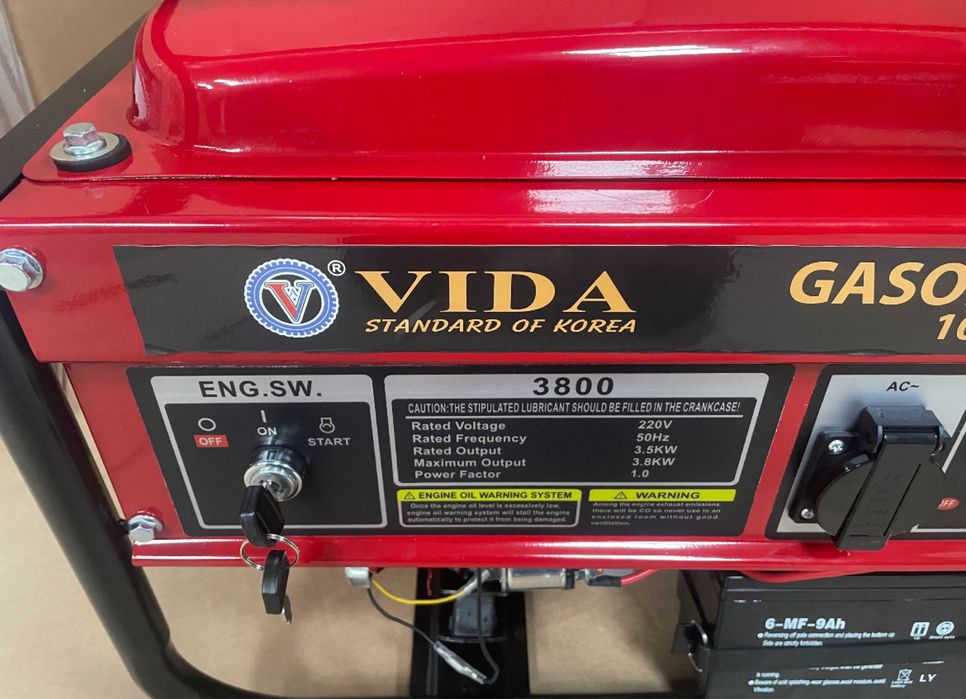 Agregat prądotwórczy, Generator Vida3800 3,8kw 100% Miedź, OFERTA 2024