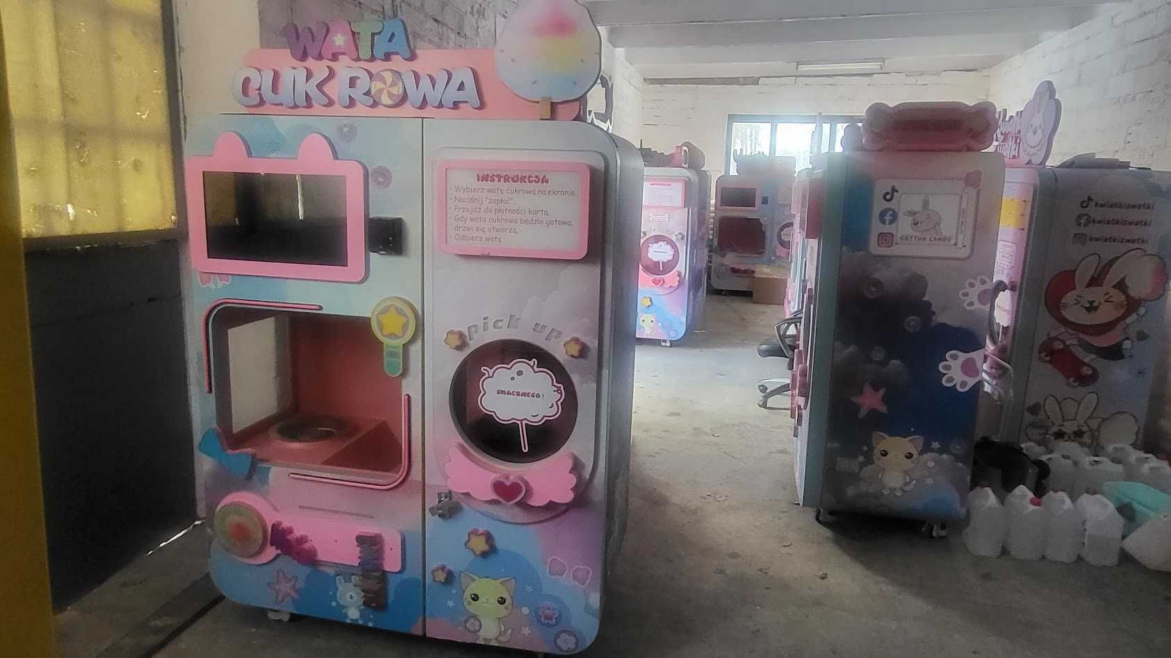 Automat vendingowy do waty cukrowej CT606 – NOWOŚĆ NA RYNKU!