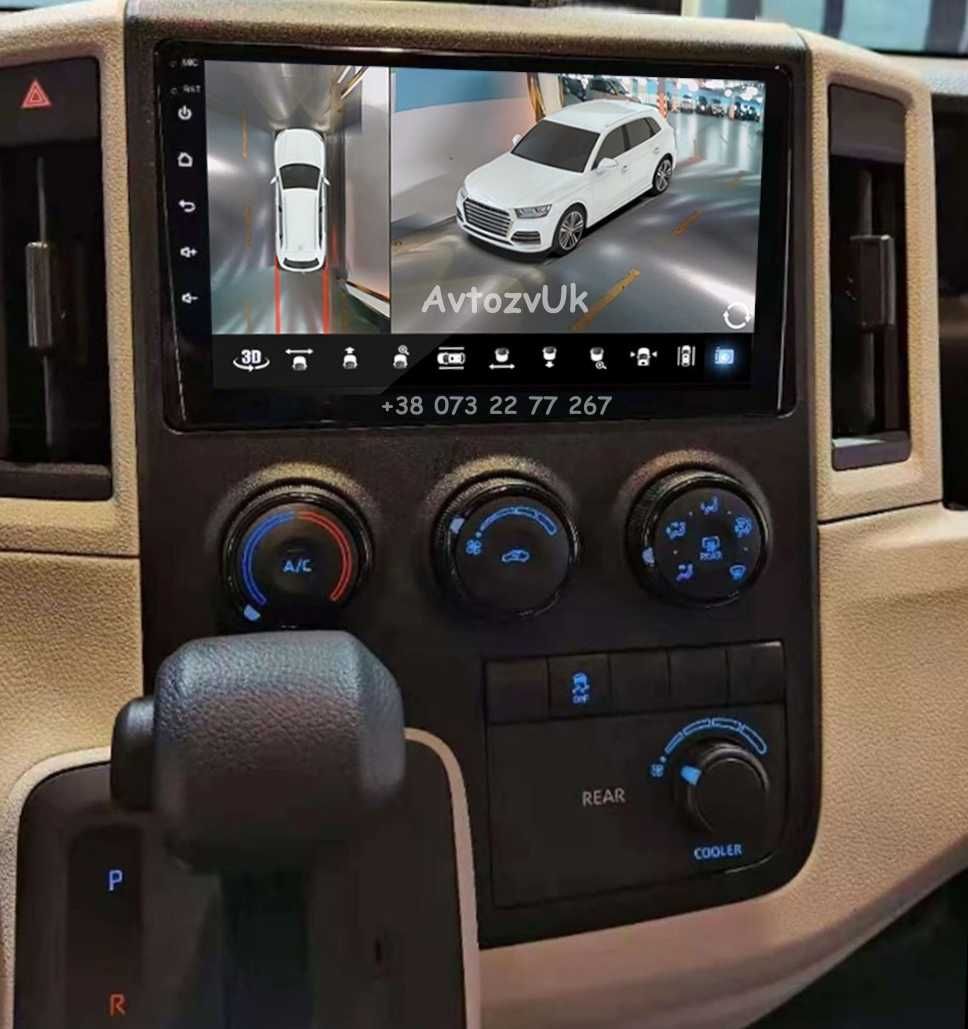 Магнитола SIENNA Toyota HIACE USB GPS 2 din Сиенна CarPlay Android 13