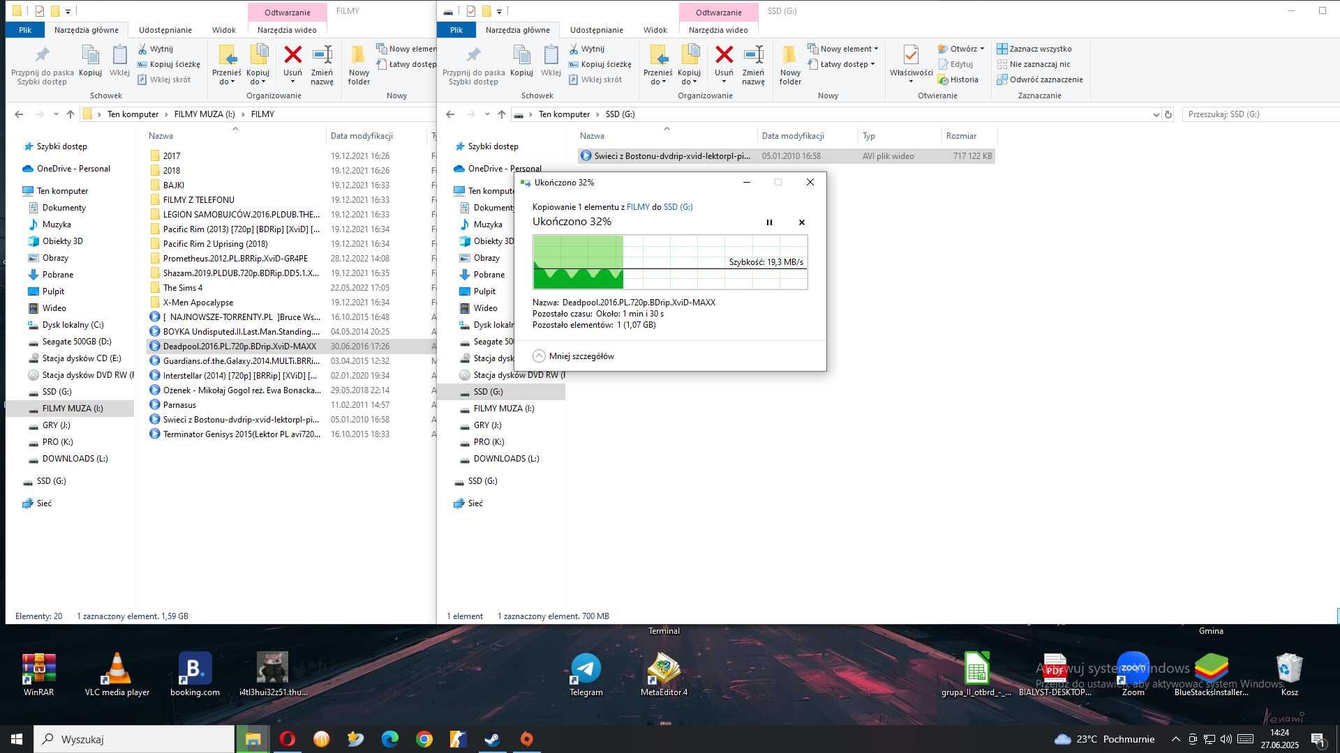 Dysk zewnętrzny przenośny 1tb.
