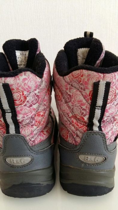 Термосапоги-ботинки B&G р.30 ст.19.5 cм.