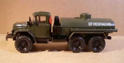 зил топливозаправщик сборная модель 1:43