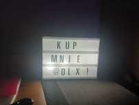 Light box Pudełko LED - lampka nocna, dekoracyjna