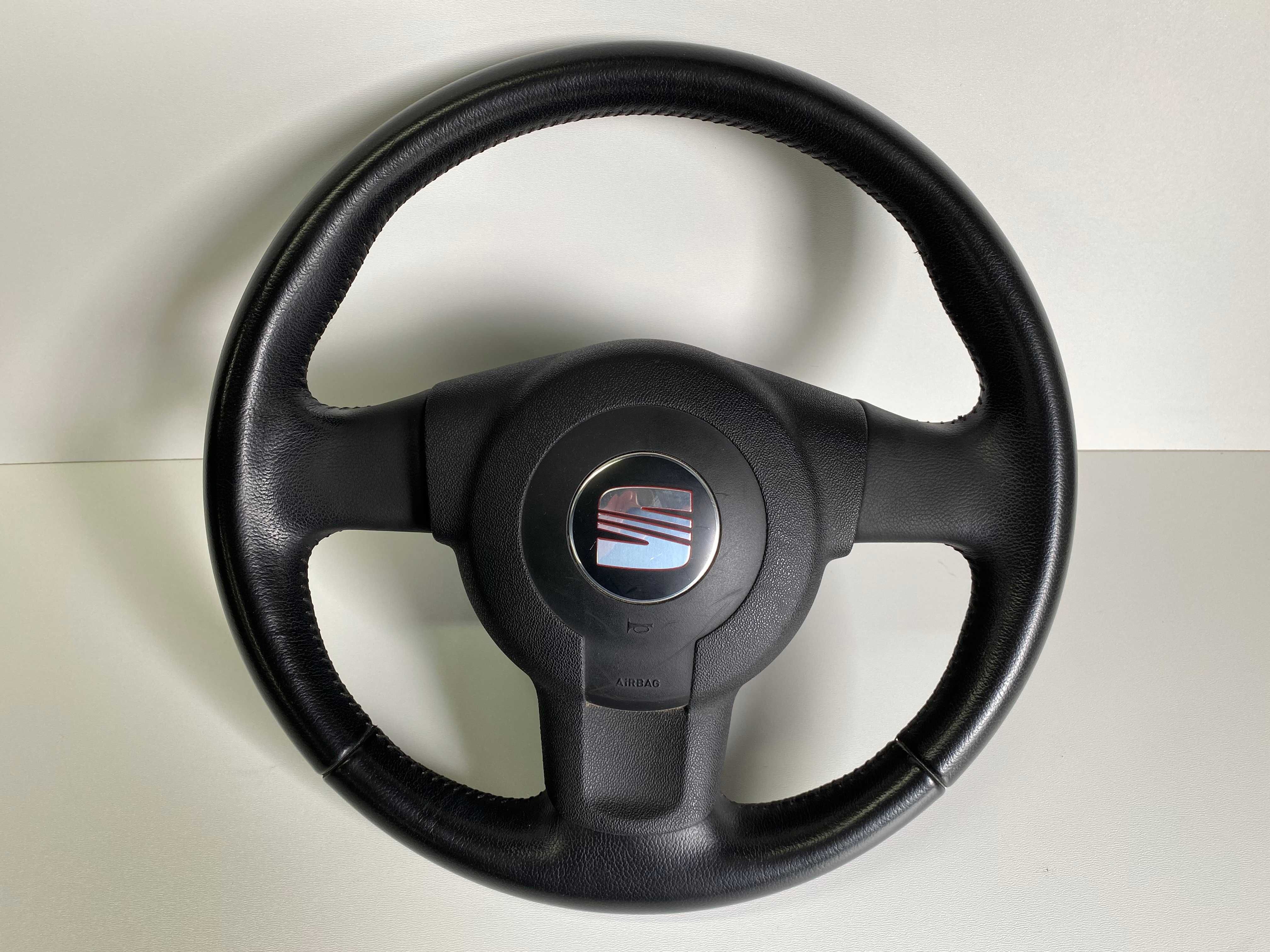 Seat Leon II Toledo Altea kierownica skórzana skóra Ładna!