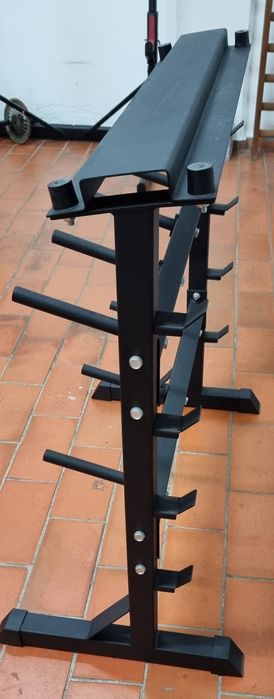 Rack para arrumação de pesos