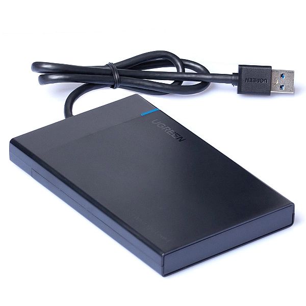 Ugreen adapter obudowa kieszeń na dysk SATA 2.5'' 5TB USB 3.0 czarny (