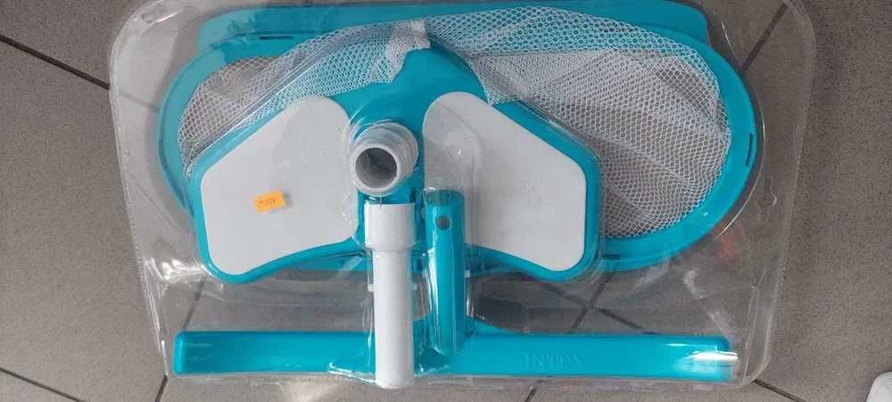 INTEX zestaw czyszczący delux zawiera siatkę liscie szczotkę odkurzacz