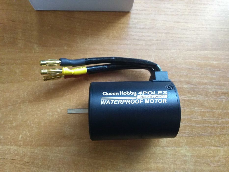 Silnik Bezszczotkowy RC 3650 kV5200 wał 3,17mm 4 polowy Buggy OnRoad