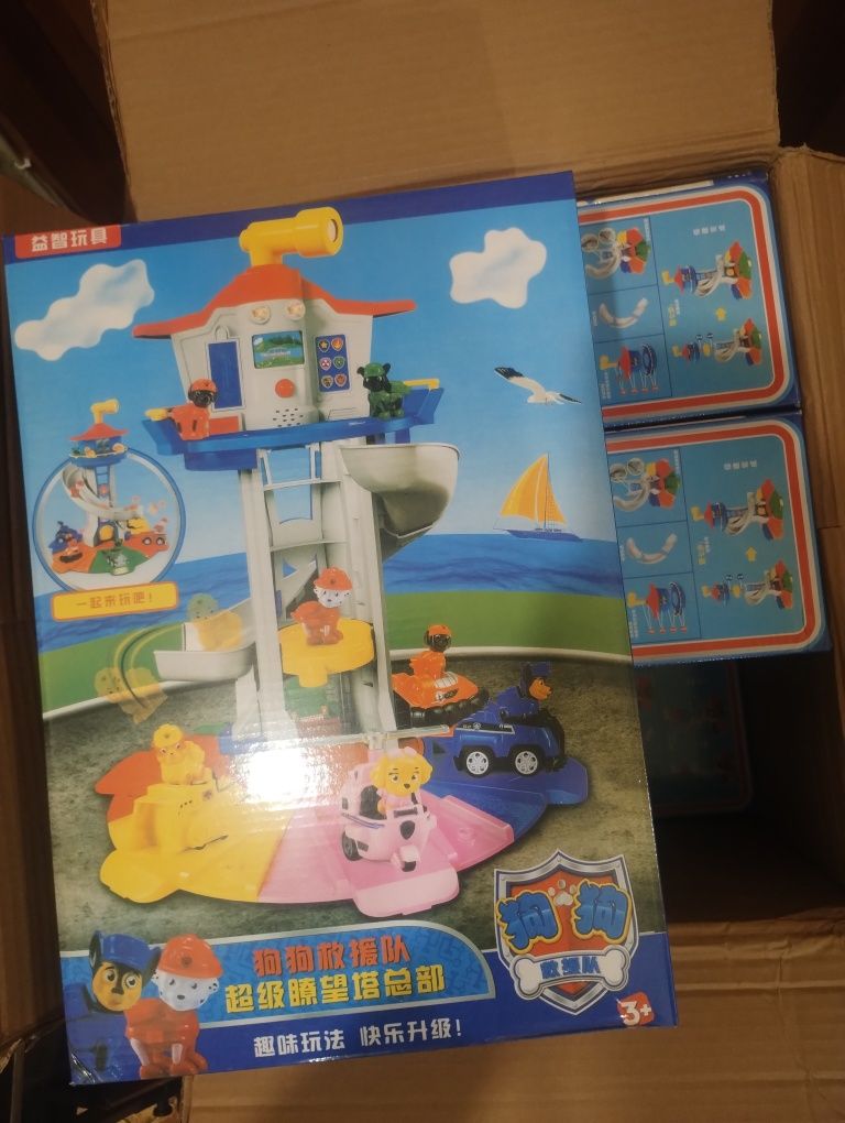 НОВІ Бази paw patrol В КОРОБКАХ , набори щенячий патруль база вежа