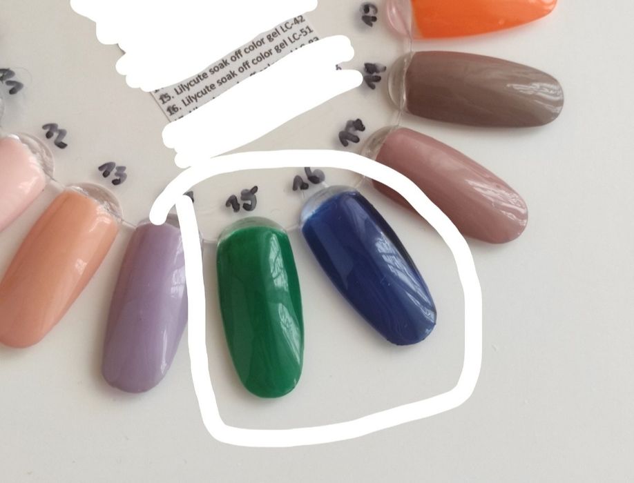 Lakiery hybrydowe zestaw 10 lakierów LilyCute Semilac cat eye
