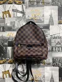 Plecak Louis Vuitton w kratę skórzany