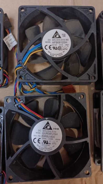 Кулер 80мм 12V 0.23-0.7A 4pin потужний серверний Delta вентилятор