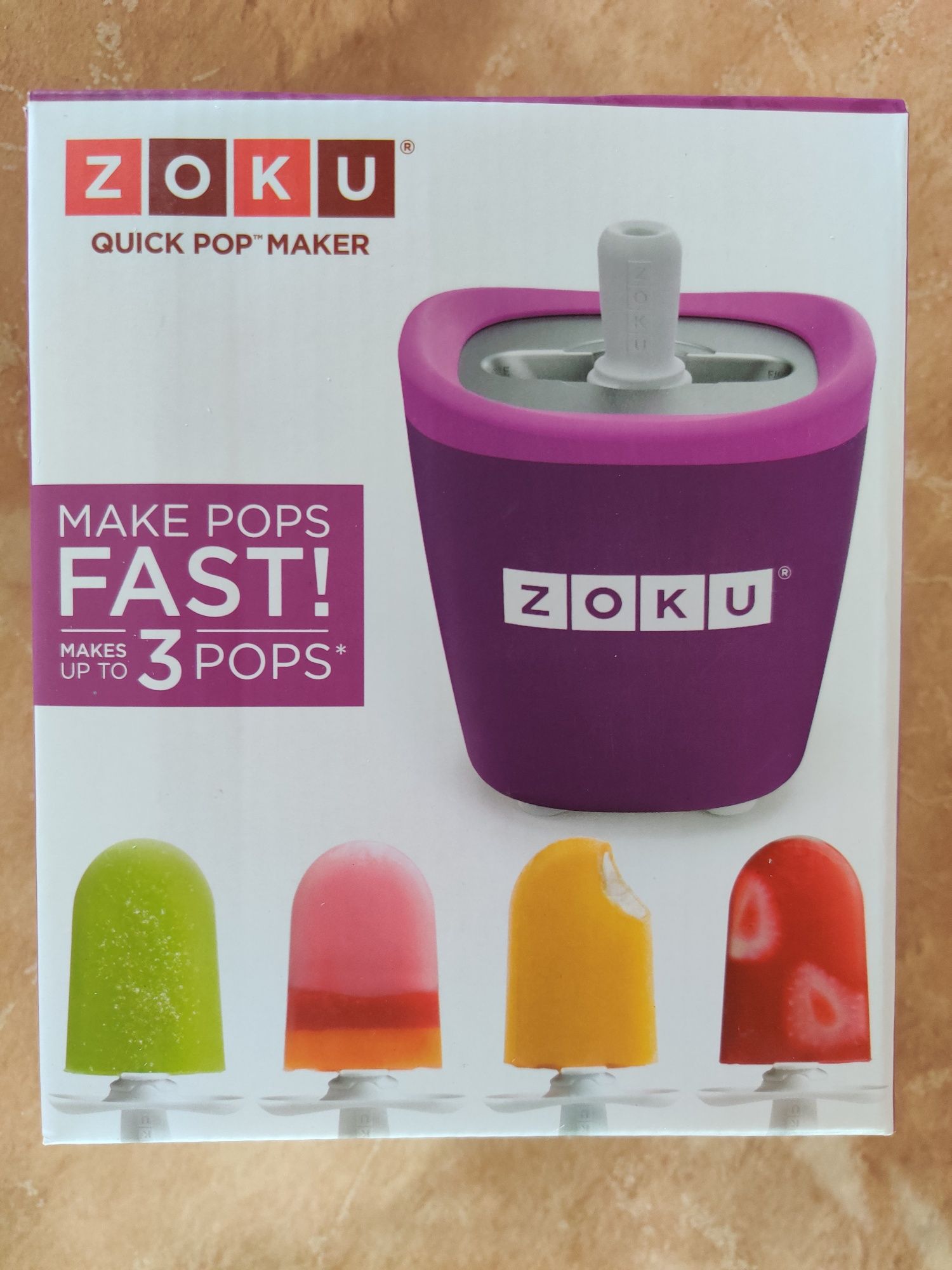 Maszynka do robienia lodów na patyku Zoku Quick Pop Maker - NOWA!
