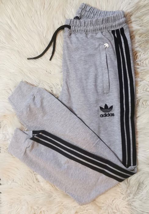 Spodnie męskie Adidas bawełniane rozmiar L