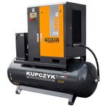 Kompresor śrubowy 1500 l/min z oszuszaczem Kupczyk SIRIO ES 11/500