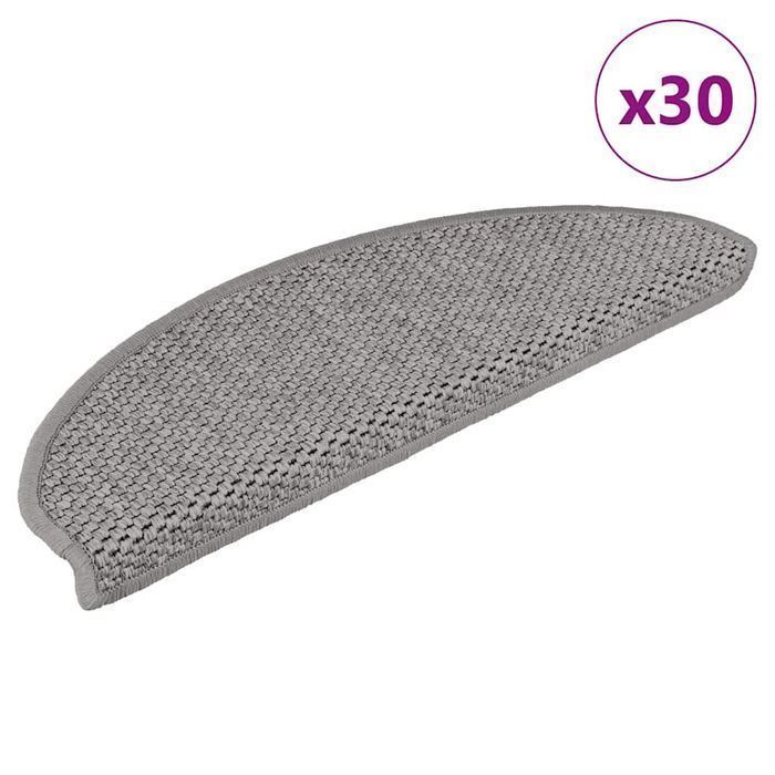Vidaxl Maty Na Schody Samoprzylepne Sizal-Look 30 Szt. 65X21X4 Cm