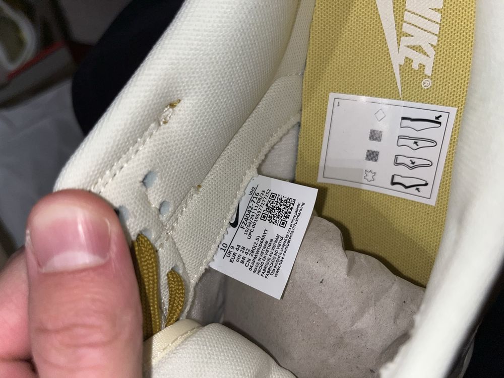 Nike Dunk Low retro żółte