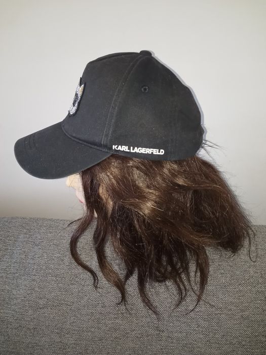 Czapka z daszkiem  dziewczęca Karol Lagerfeld