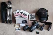 Canon EOS 650 D- aparat fotograficzny, lustrzanka cyfrowa, j.NOWE !