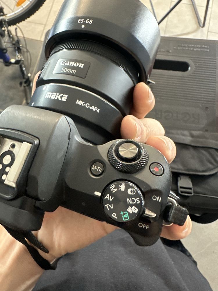 Aparat CANON M50 + DJI osmo mobile 6