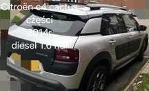 Maska zderzak przód silnik drzwi klapa zawieszenie Citroën c4 cactus