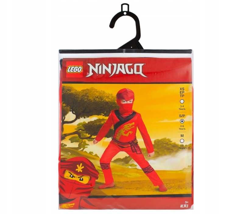 Strój dla Dzieci Kai Fancy Lego Ninjago Przebranie Karnawałowe 110-116