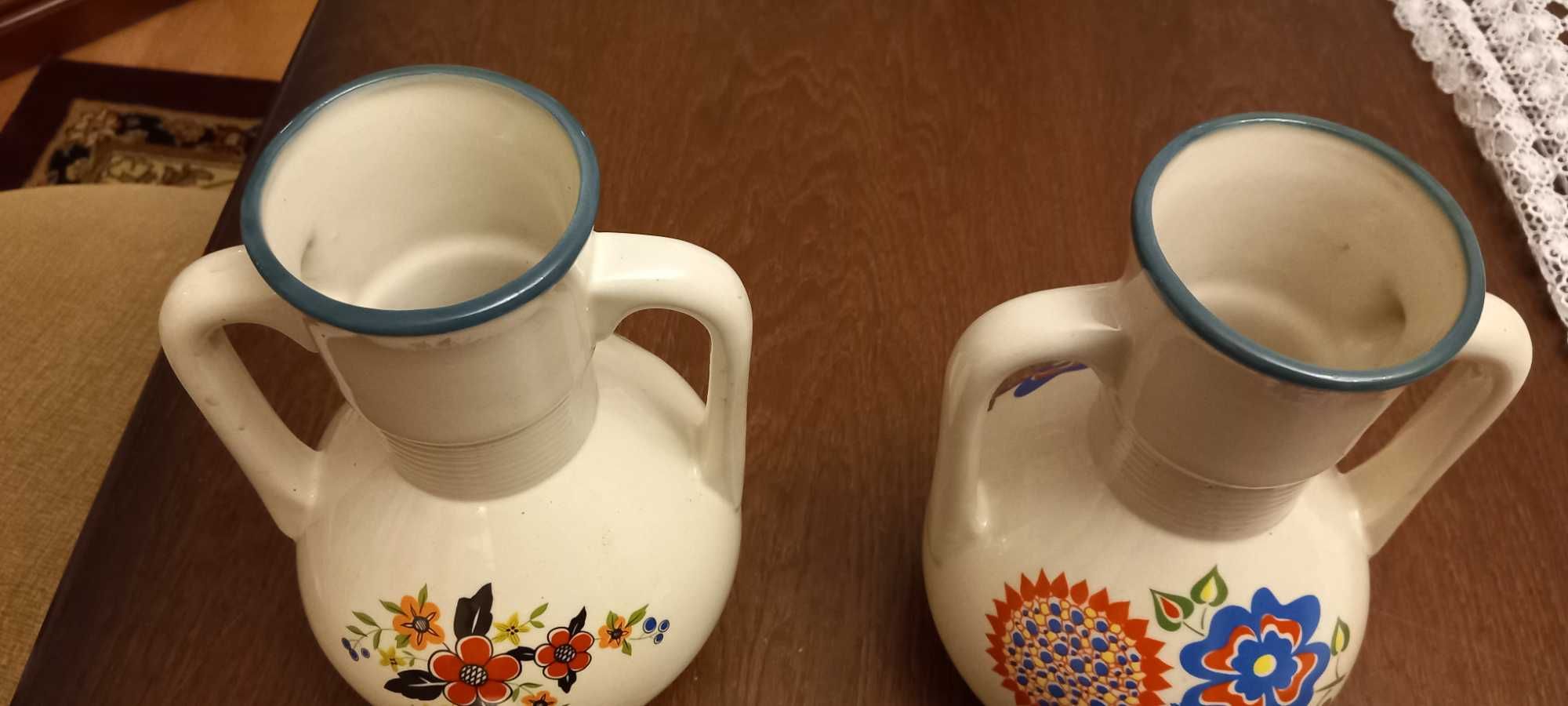 Porcelana Chodzież duży wazon kwiaty duży wazon PRL