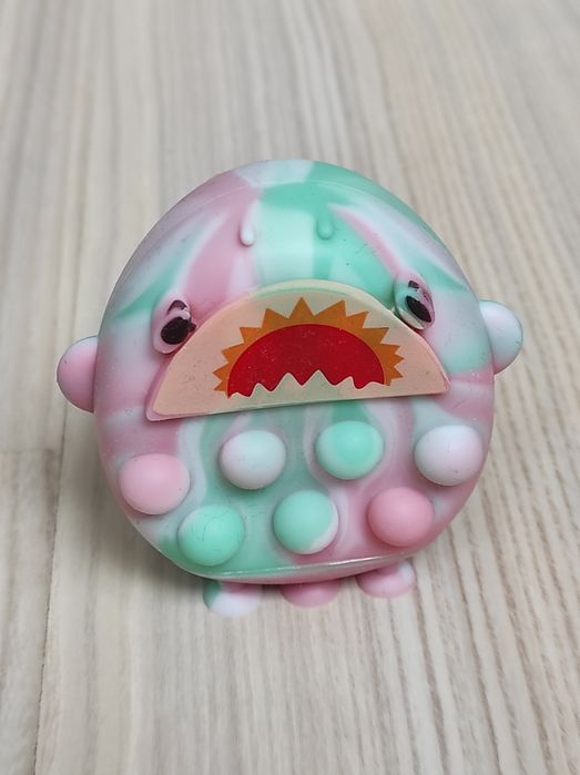 Попирка, pop it, поп іт, поп ит, антистрес Акула, 7см.