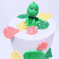 Zestaw cukrowy na tort dinozaur Dinuś Urodziny Roczek