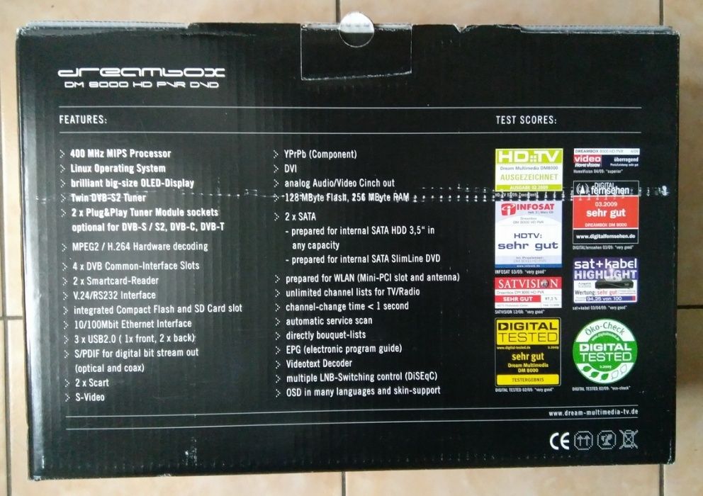 тюнер Dreambox DM8000 HD Оригінал + HDD