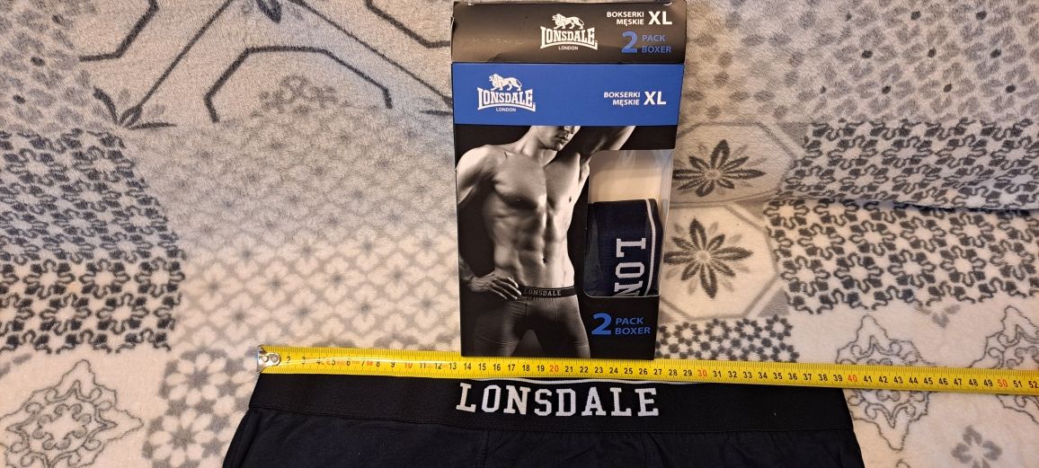 Nowe Bokserki 2pack Lonsdale London XL