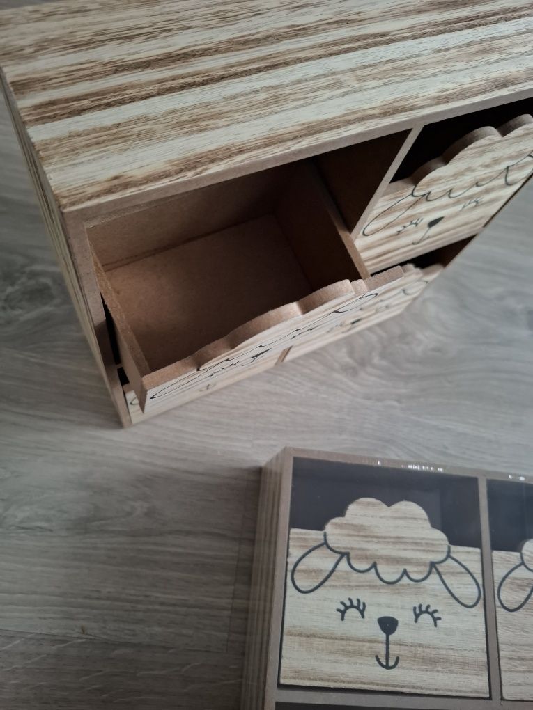 Zestaw - 3 piękne nowe mini komody/organizery