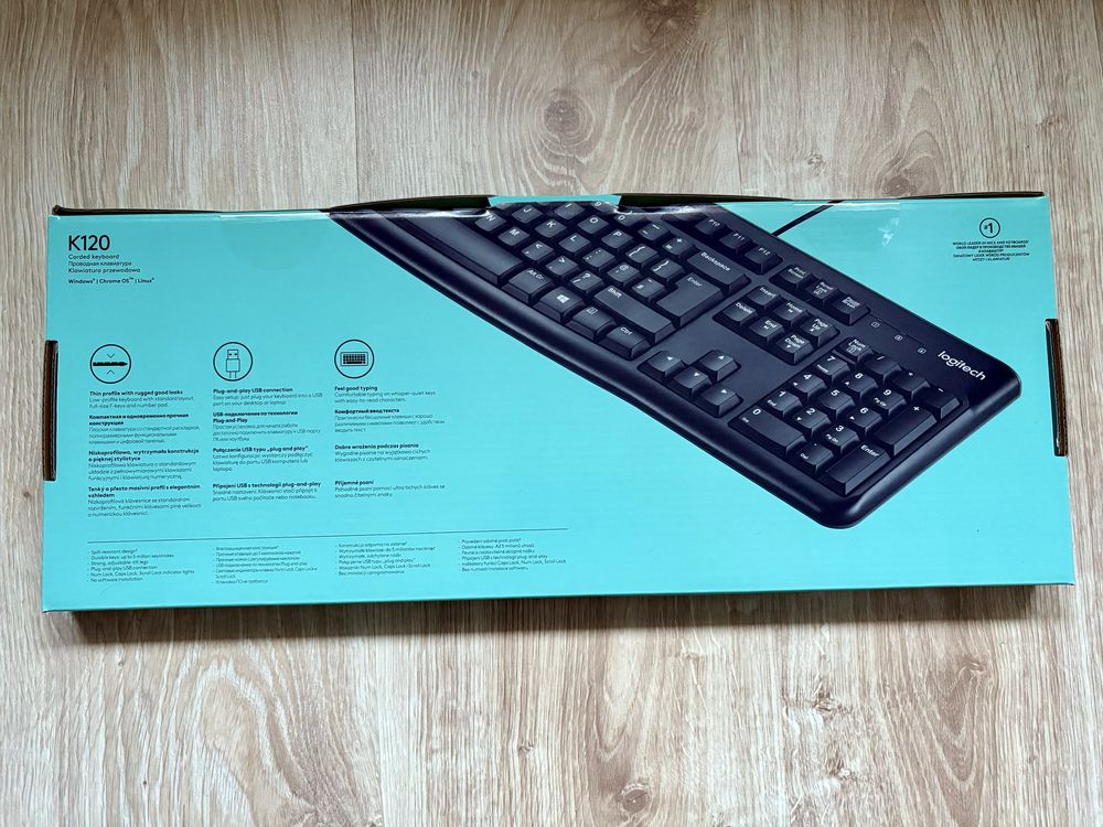 Klawiatura do komputera Logitech K120 NOWA