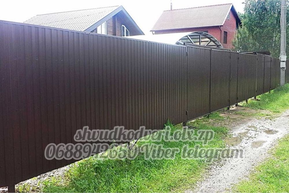 ВОРОТА ЗАБОРЫ профнастил ДВЕРИ квартира дом подъезд