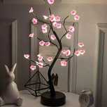 Lampka nocna z USB drzewa stołowego sztuczne Bonsai dekoracja LED