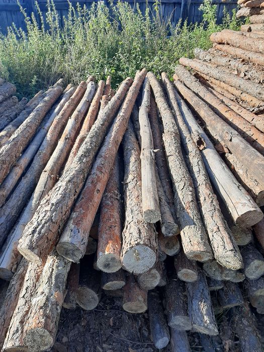 Stemple budowlane Słupki Paliki Słupki toczone