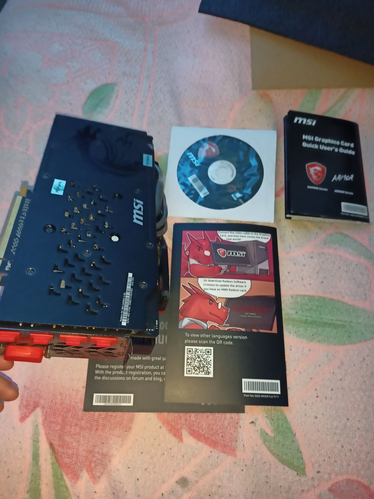 Rx580 8gb msi 1 владелец