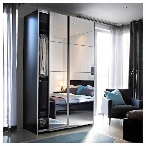 Auli 3 panele lustro do szafy IKEA PAX