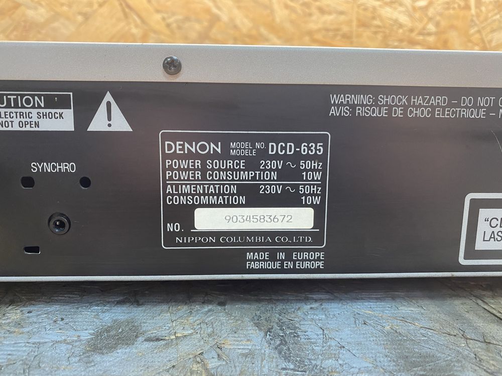 Denon DCD-635 CD Player