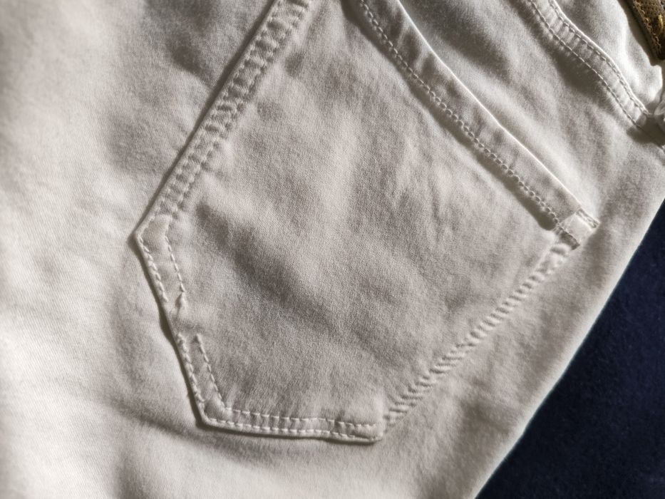 Calças brancas Massimo Dutti