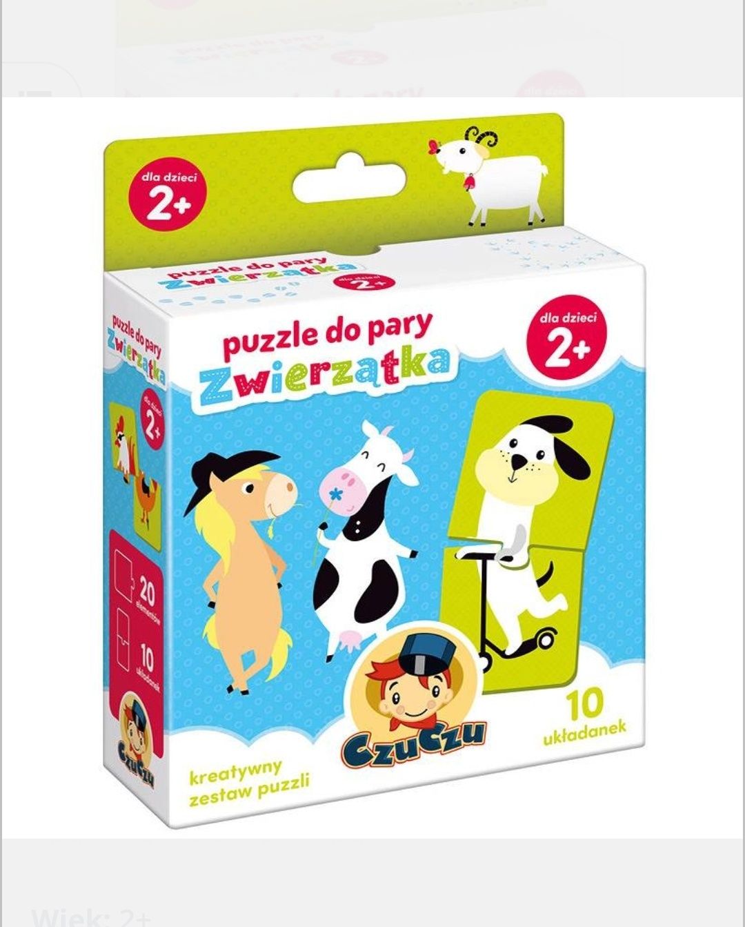 Puzzle pary zwierzęta