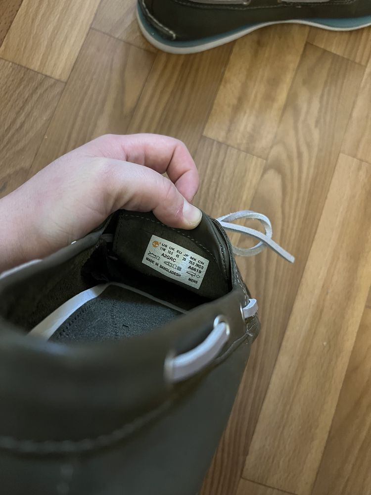 Чоловічі шкіряні топсайдери Timberland