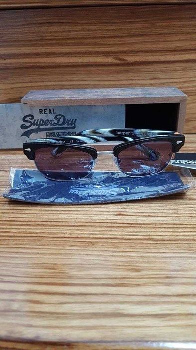 Nowe oryginalne okulary przeciwsłoneczne Superdry  harper 104#62