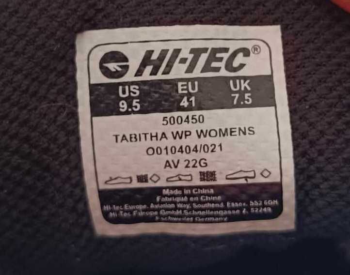 Hi-Tec damskie buty turystyczne trekkingowe wodoodporne EU 41