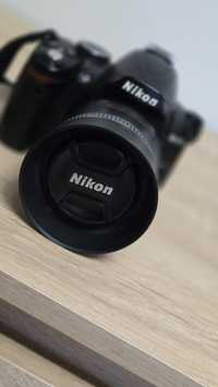 Lustrzanka Nikon D3000 plus dwa obiektywy
