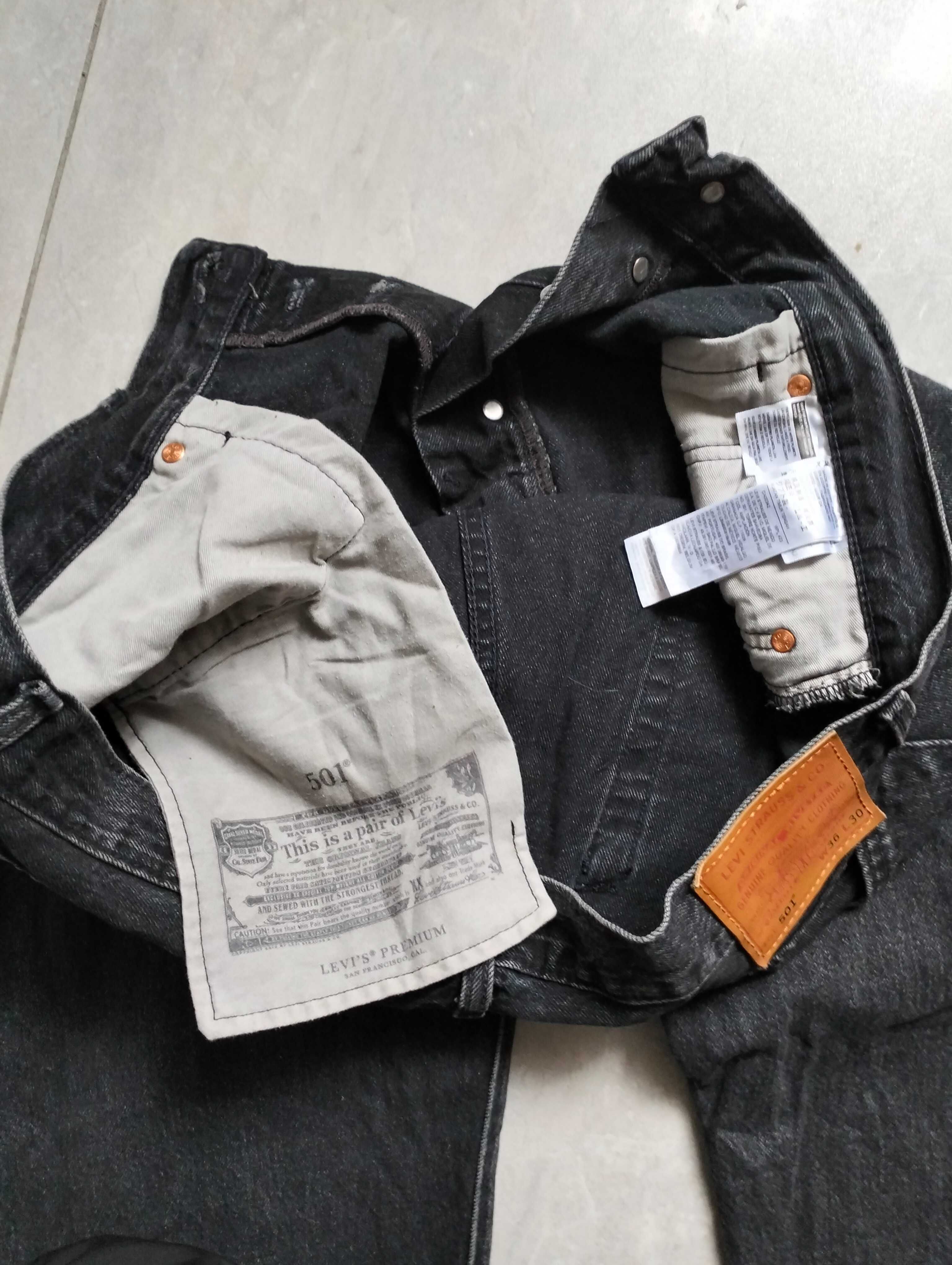 Levi's 501 Premium spodnie jeansy roz 36/30