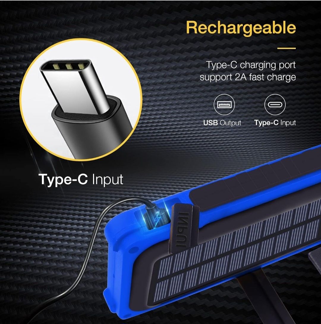 WARSUN Akumulatorowa lampa robocza LED COB