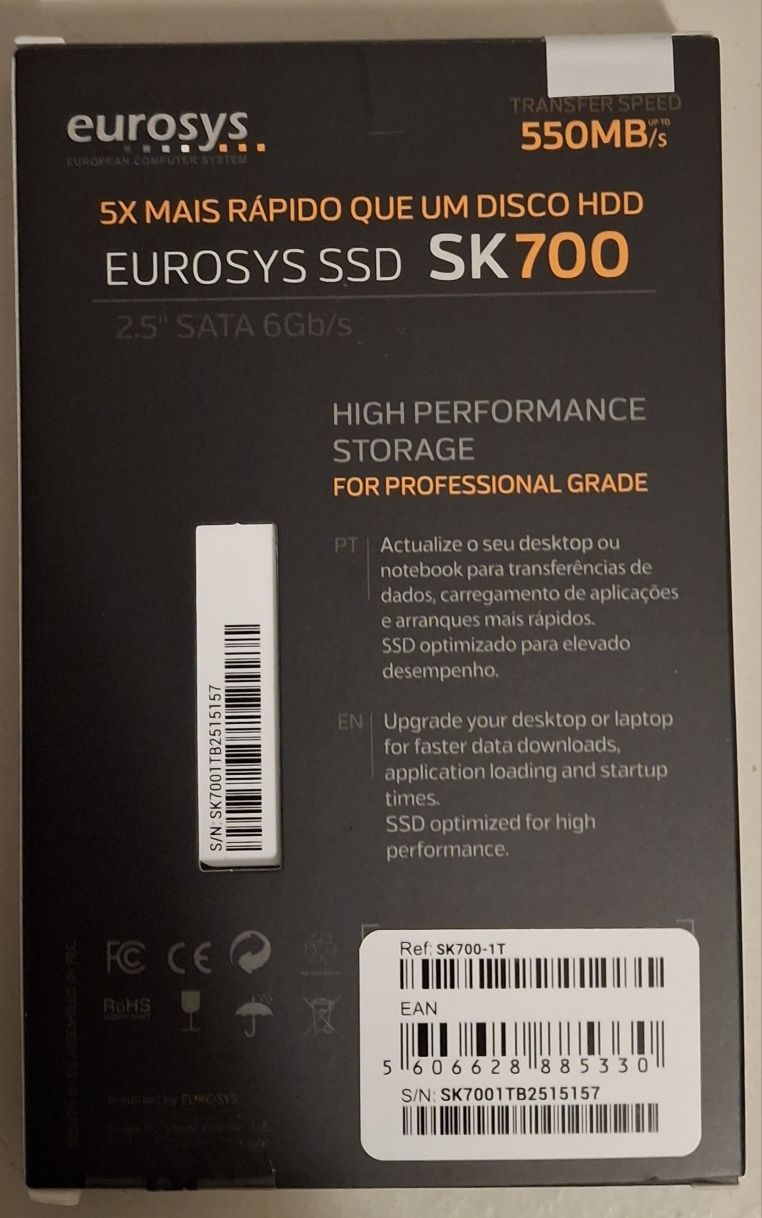 Disco SSD 2.5P eurosys sk700 1TB sata
