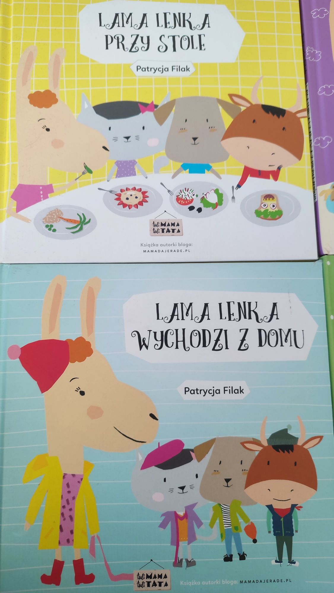 Lama Lenka 4 szt. Książka