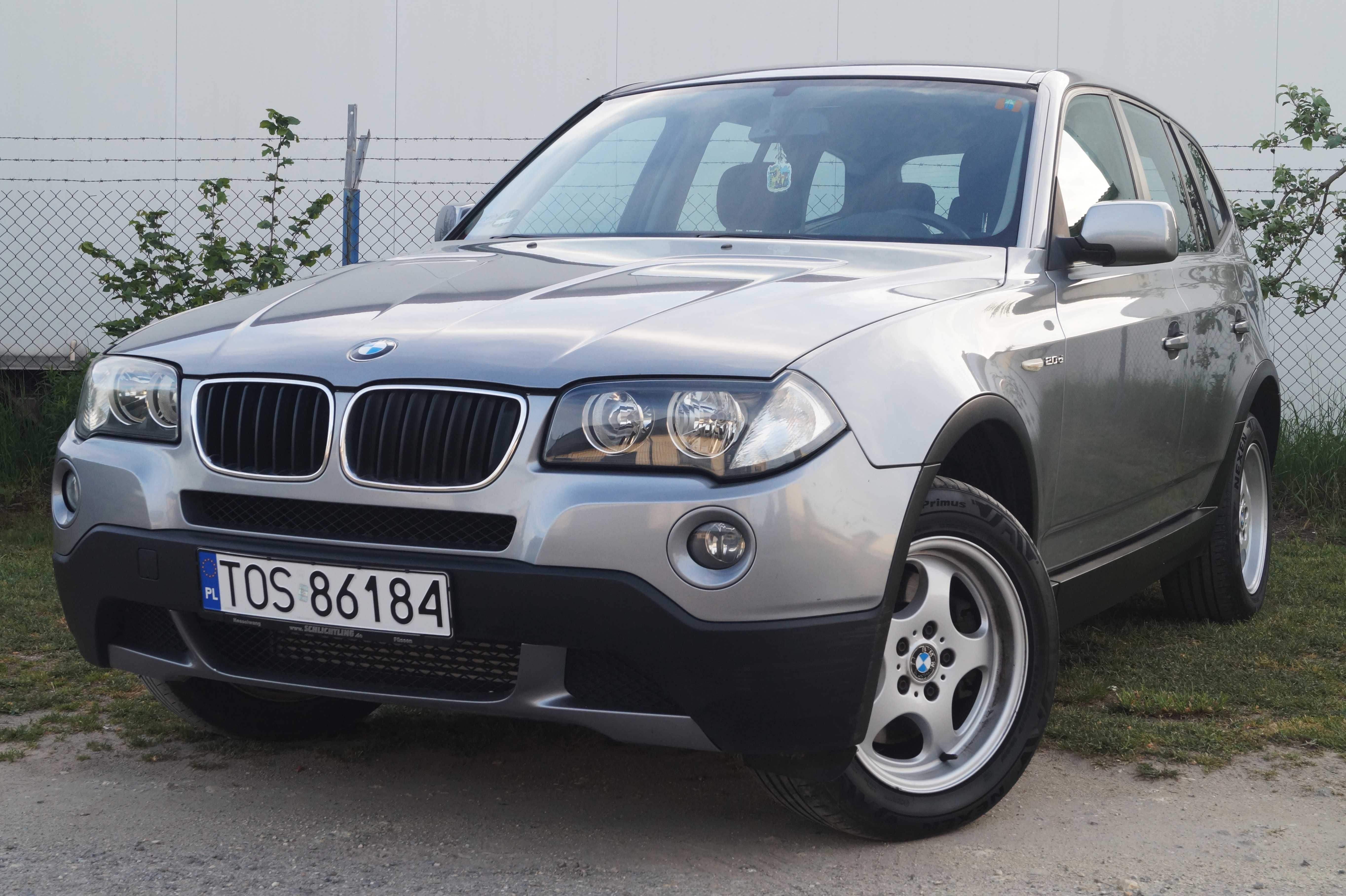 BMW X3 2007r Lift 2.0d 150km 4x4 hak klimatronik alu 17 188tyśkm